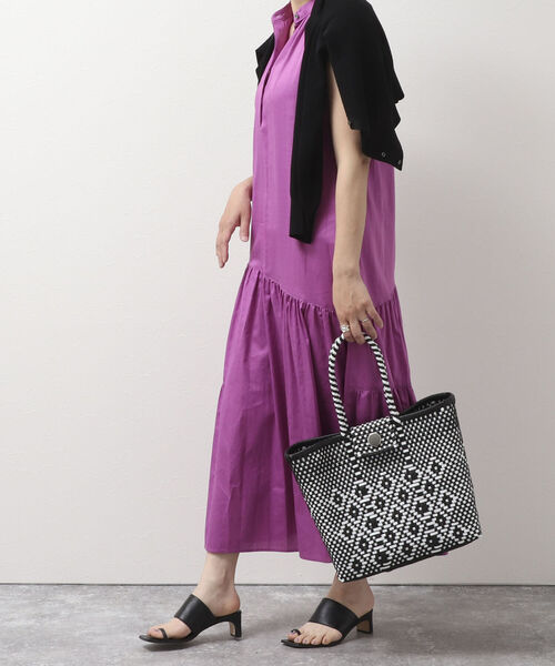 SANRAMI（サンラミ）の「【SANRAMI/サンラミ】◇【WEB限定】別注メルカドトート（トートバッグ・レディース・ブラック/ブラック系その他3・FREE）」の14枚目の写真