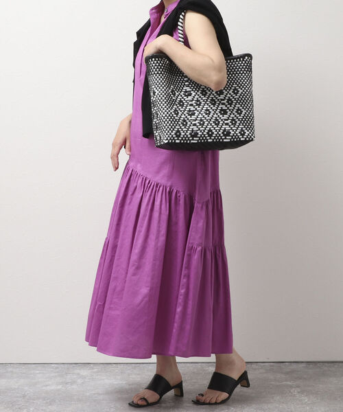 SANRAMI（サンラミ）の「【SANRAMI/サンラミ】◇【WEB限定】別注メルカドトート（トートバッグ・レディース・ブラック/ブラック系その他3・FREE）」の15枚目の写真