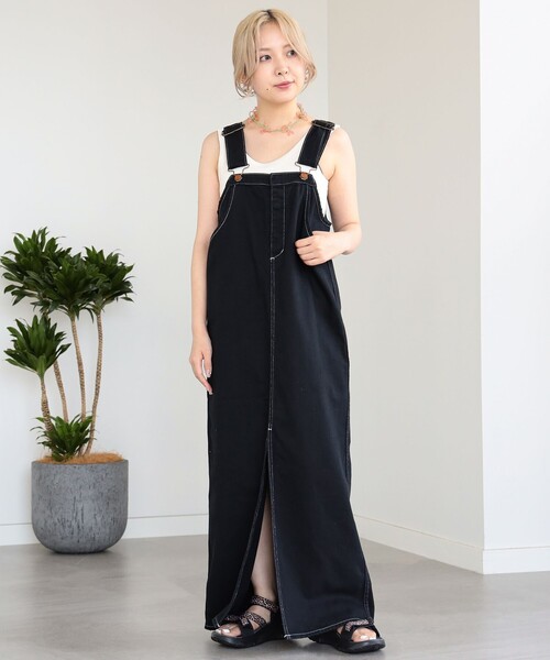 新品タグ付き✨定価16,500円　Ray BEAMS Wクロス オールインワン Ray BEAMS Ray BEAMS Waist Wide Pants (Pants, Casual Pants