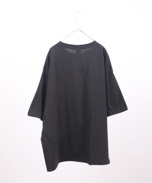 spiritoso(スピリトーゾ)の「spiritoso フロッキープリント NYC 半袖Tシャツ(Tシャツ/カットソー・レディース・ホワイト/ブラック/グレー・F)」の18枚目の写真