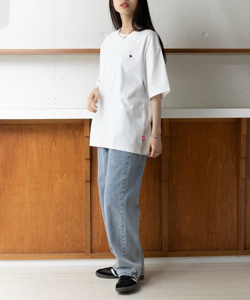 POLO BCS(ポロ ビーシーエス)の「【POLO BCS】oversize embroidery Tee(Tシャツ/カットソー・レディース・ブラック/ネイビー/ホワイト/グリーン・XS/S/M/L/XL)」の19枚目の写真