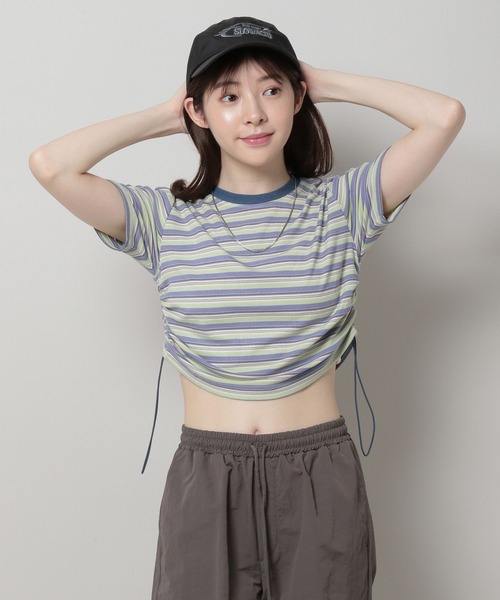 ALAND(エーランド)の「3.3 Field Trip/ボーダードロストT 2964181(Tシャツ/カットソー・レディース・ピンク/パープル/ブルー・MEDIUM)」の8枚目の写真