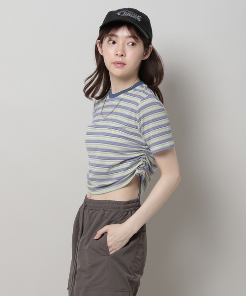 ALAND(エーランド)の「3.3 Field Trip/ボーダードロストT 2964181(Tシャツ/カットソー・レディース・ピンク/パープル/ブルー・MEDIUM)」の9枚目の写真