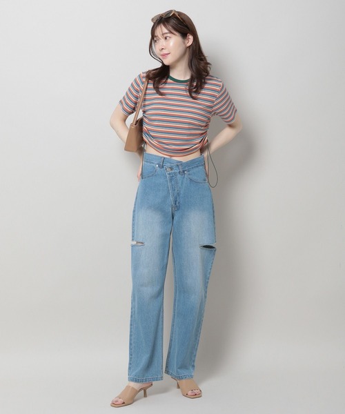 ALAND(エーランド)の「3.3 Field Trip/ボーダードロストT 2964181(Tシャツ/カットソー・レディース・ピンク/パープル/ブルー・MEDIUM)」の11枚目の写真