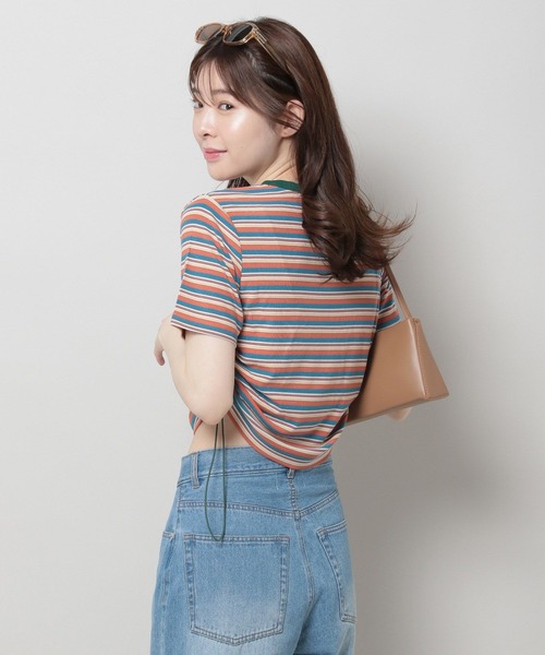 ALAND(エーランド)の「3.3 Field Trip/ボーダードロストT 2964181(Tシャツ/カットソー・レディース・ピンク/パープル/ブルー・MEDIUM)」の15枚目の写真