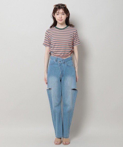 ALAND(エーランド)の「3.3 Field Trip/ボーダードロストT 2964181(Tシャツ/カットソー・レディース・ピンク/パープル/ブルー・MEDIUM)」の16枚目の写真