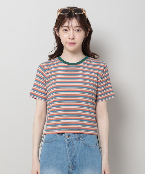ALAND(エーランド)の「3.3 Field Trip/ボーダードロストT 2964181(Tシャツ/カットソー・レディース・ピンク/パープル/ブルー・MEDIUM)」の18枚目の写真