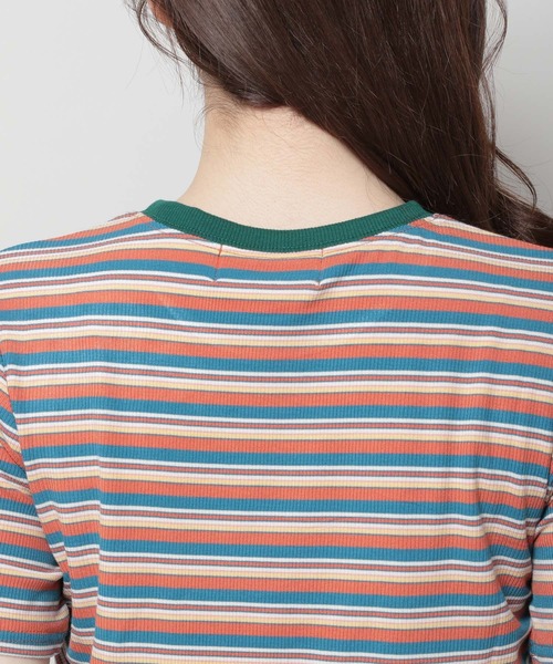 ALAND(エーランド)の「3.3 Field Trip/ボーダードロストT 2964181(Tシャツ/カットソー・レディース・ピンク/パープル/ブルー・MEDIUM)」の21枚目の写真
