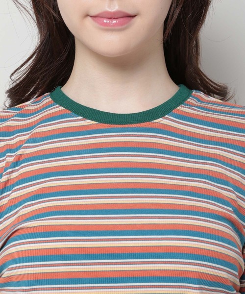 ALAND(エーランド)の「3.3 Field Trip/ボーダードロストT 2964181(Tシャツ/カットソー・レディース・ピンク/パープル/ブルー・MEDIUM)」の22枚目の写真