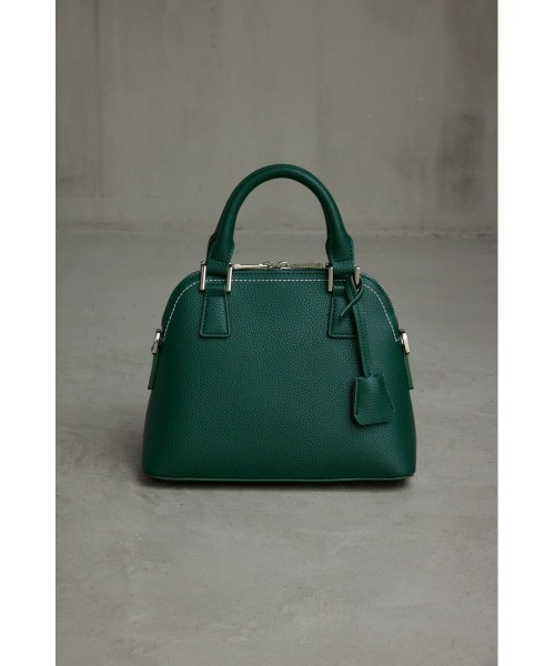 AZUL by moussy（アズールバイマウジー）の「DOUBLE ZIPPER HAND BAG/ダブルジッパーハンドバッグ（ハンドバッグ・レディース・シルバー/ライトグリーン/ベージュ/グレー/ブラック/ブルー/グリーン/アイボリー・FREE）」の10枚目の写真