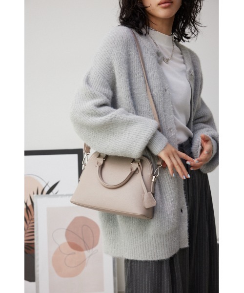 AZUL by moussy（アズールバイマウジー）の「DOUBLE ZIPPER HAND BAG/ダブルジッパーハンドバッグ（ハンドバッグ・レディース・シルバー/ライトグリーン/ベージュ/グレー/ブラック/ブルー/グリーン/アイボリー・FREE）」の19枚目の写真