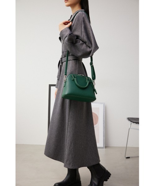 AZUL by moussy（アズールバイマウジー）の「DOUBLE ZIPPER HAND BAG/ダブルジッパーハンドバッグ（ハンドバッグ・レディース・シルバー/ライトグリーン/ベージュ/グレー/ブラック/ブルー/グリーン/アイボリー・FREE）」の22枚目の写真