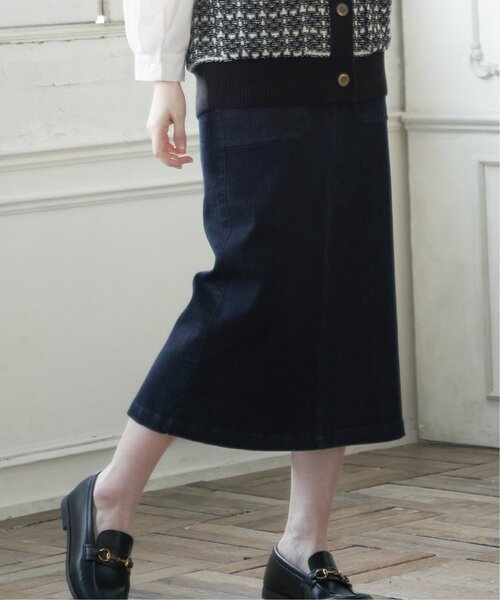 ikka(イッカ)の「ストレッチAラインベイカースカート(スカート・レディース・ネイビー/ライトベージュ/オリーブ・M/L)」の20枚目の写真