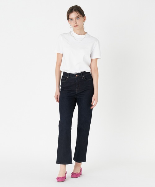 Levi's（リーバイス）の「DENIZEN from Levi's SCULPT HR STRAIGHT REBOOT（デニムパンツ・レディース・インディゴブルー/ダークインディゴブルー・4/6/2/0）」の4枚目の写真