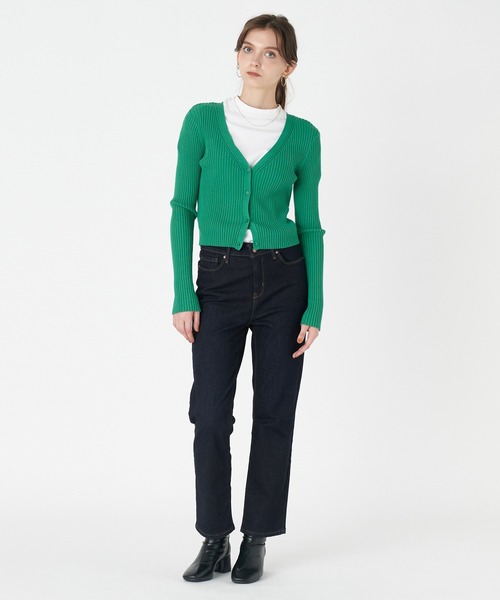 Levi's（リーバイス）の「DENIZEN from Levi's SCULPT HR STRAIGHT REBOOT（デニムパンツ・レディース・インディゴブルー/ダークインディゴブルー・4/6/2/0）」の12枚目の写真