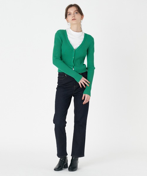 Levi's（リーバイス）の「DENIZEN from Levi's SCULPT HR STRAIGHT REBOOT（デニムパンツ・レディース・インディゴブルー/ダークインディゴブルー・4/6/2/0）」の13枚目の写真