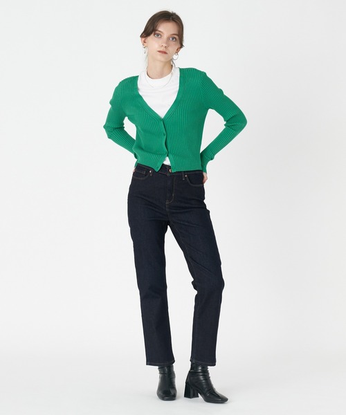 Levi's（リーバイス）の「DENIZEN from Levi's SCULPT HR STRAIGHT REBOOT（デニムパンツ・レディース・インディゴブルー/ダークインディゴブルー・4/6/2/0）」の14枚目の写真