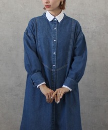 Emma（SELECT LEVERY） | デニムブザムシャツワンピース(シャツワンピース)