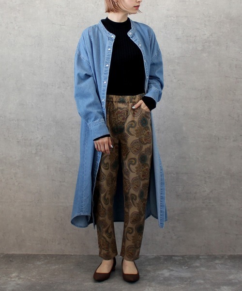 Emma（SELECT LEVERY）（エマ セレクトリベリー）の「デニムブザムシャツワンピース（シャツワンピース・レディース・ライトブルー/ブルー/ワンウォッシュ/ホワイト・MEDIUM/LARGE）」の3枚目の写真