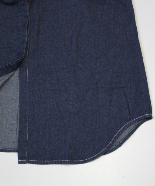 Emma（SELECT LEVERY）（エマ セレクトリベリー）の「デニムブザムシャツワンピース（シャツワンピース・レディース・ライトブルー/ブルー/ワンウォッシュ/ホワイト・MEDIUM/LARGE）」の18枚目の写真