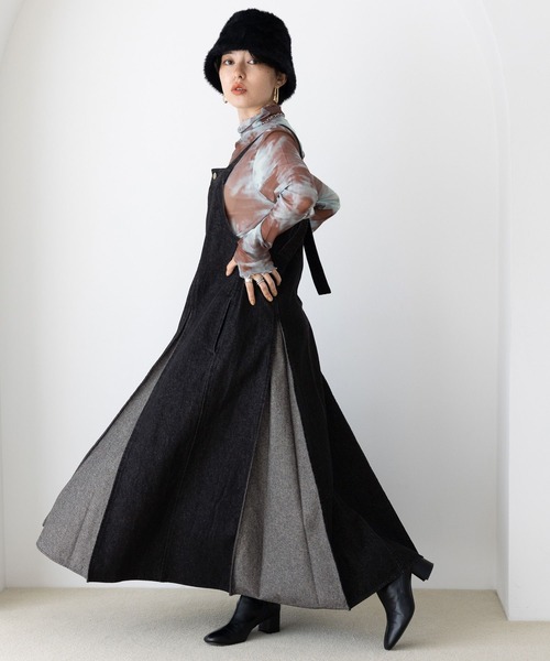 RAGEBLUE(レイジブルー)の「ニュアンス柄/シアーTシャツ(Tシャツ/カットソー・レディース・ライトブルー/ブラック・FREE)」の18枚目の写真