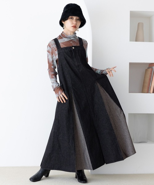 RAGEBLUE(レイジブルー)の「ニュアンス柄/シアーTシャツ(Tシャツ/カットソー・レディース・ライトブルー/ブラック・FREE)」の20枚目の写真