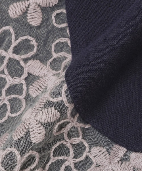 petit main（プティマイン）の「【弱酸性】チュールペプラム２ＷＡＹオール（ロンパース・キッズ・アイボリー/ライトピンク/ネイビー・50-70cm）」の12枚目の写真