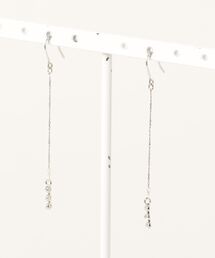 【itam】アイタム/ ロングチェーンコーティングピアス/金属アレルギー対応ピアス