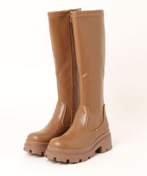 clear | タンクソールロングブーツ≪2023AW新作≫(ブーツ)