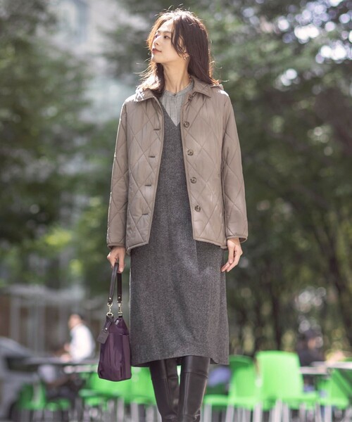 J.PRESS(ジェイプレス)の「【洗える】Pe/Vis サイロチェック ブラウス(シャツ/ブラウス・レディース・ネイビー系3/ブラック系3・9/11)」の6枚目の写真