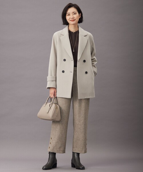 J.PRESS(ジェイプレス)の「【洗える】Pe/Vis サイロチェック ブラウス(シャツ/ブラウス・レディース・ネイビー系3/ブラック系3・9/11)」の16枚目の写真