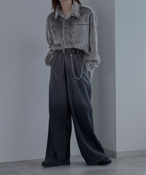 Ellno Loset（エルノロゼット）の「ハトメチェーンベルト（ベルト・メンズ・ブラック・FREE）」の4枚目の写真