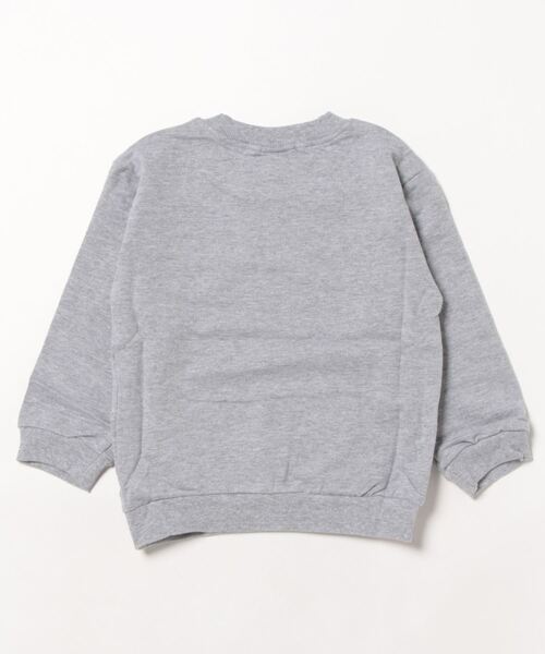 Bambin（ボンバン）の「【 Bambin / ボンバン 】 ロゴ プリント ライト スウェット（スウェット・キッズ・グレー/ホワイト/ネイビー・110/130/120/100）」の6枚目の写真