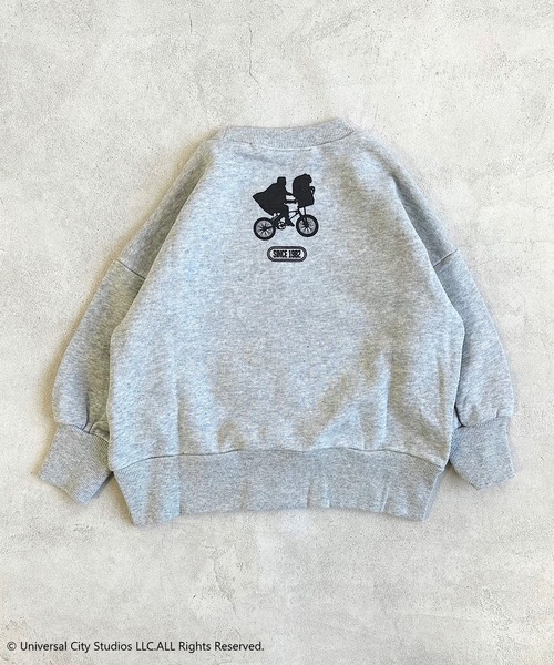 MARKEY'S（マーキーズ）の「【E.T.】別注プリントトレーナー(80～150cm)（スウェット・キッズ・ピンク/杢グレー・140/90/130/80/110/120/100/150）」の9枚目の写真