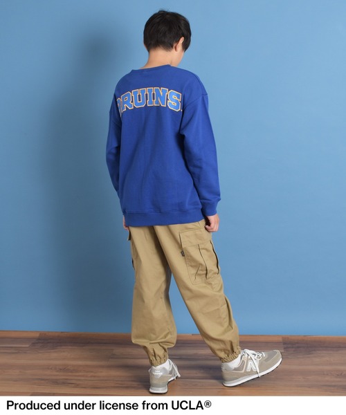 UCLA（ユーシーエルエー）の「【UCLA】裏毛バックロゴプリントトレーナー（その他トップス・キッズ・グレー/ブルー/ブラック・140cm/150cm/160cm/170cm）」の4枚目の写真