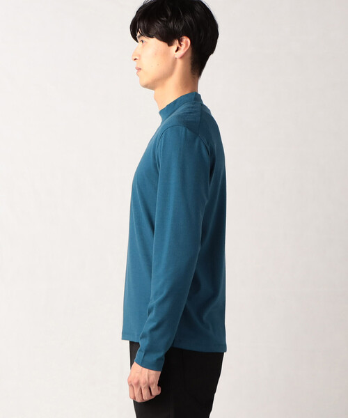 COMME CA MEN（コムサメン）の「【ウォッシャブルウール】 モックネック長袖Tシャツ（Tシャツ/カットソー・メンズ・グレー/ブラック/ブルー/ダークブラウン・M/L）」の15枚目の写真