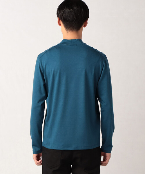 COMME CA MEN（コムサメン）の「【ウォッシャブルウール】 モックネック長袖Tシャツ（Tシャツ/カットソー・メンズ・グレー/ブラック/ブルー/ダークブラウン・M/L）」の16枚目の写真