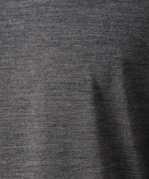 COMME CA MEN（コムサメン）の「【ウォッシャブルウール】 モックネック長袖Tシャツ（Tシャツ/カットソー・メンズ・グレー/ブラック/ブルー/ダークブラウン・M/L）」の19枚目の写真