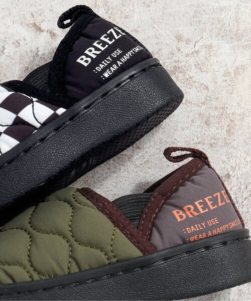 BREEZE（ブリーズ）の「キルトシューズ（スニーカー・キッズ・ブラック/カーキ/オフホワイト/オレンジ・16/19/14/15 /18/17）」の7枚目の写真