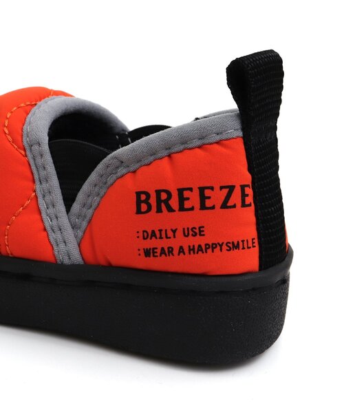 BREEZE（ブリーズ）の「キルトシューズ（スニーカー・キッズ・ブラック/カーキ/オフホワイト/オレンジ・16/19/14/15 /18/17）」の10枚目の写真