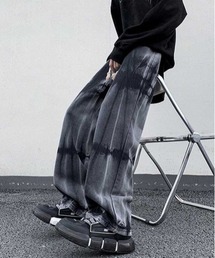 ▲ウォッシュ加工デニムパンツ