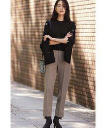 OPAQUE.CLIP | 【大草直子さんコラボ】2way裾ボタンテーパードパンツ(その他パンツ)