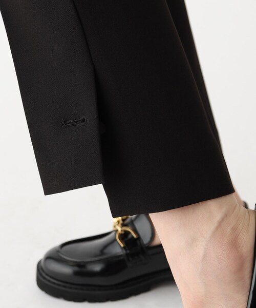 OPAQUE.CLIP(オペークドットクリップ)の「◆【大草直子さんコラボ】2way裾ボタンテーパードパンツ(その他パンツ・レディース・ダークブラウン/ブラック/ピンク系・40/38/36)」の22枚目の写真