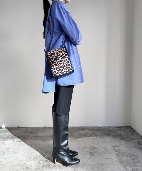 AT CREATION（アットクリエイション）の「EM:AT CREATION  クロッカスショルダーバッグ（ショルダーバッグ・レディース・レオパード/ブラック/アニマル・FREE）」の12枚目の写真