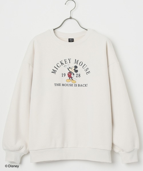 Honeys(ハニーズ)の「ディズニー/Disney/ゆるスウェットトップス(スウェット・レディース・スミクロ/ブルー系その他/アイボリー・M/LL/L/S)」の6枚目の写真