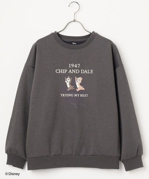 Honeys(ハニーズ)の「ディズニー/Disney/ゆるスウェットトップス(スウェット・レディース・スミクロ/ブルー系その他/アイボリー・M/LL/L/S)」の10枚目の写真