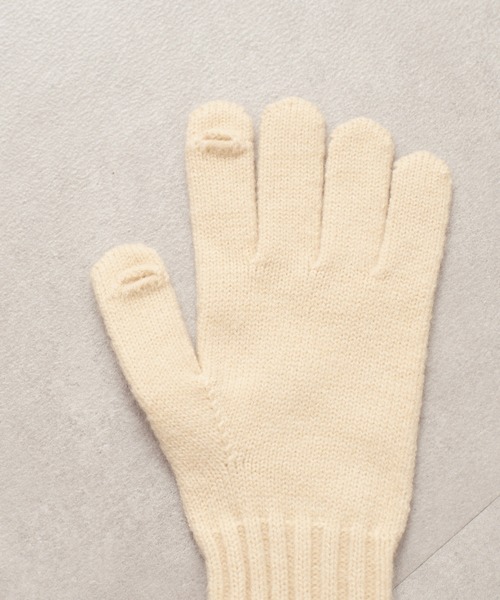 新品定価4万位　ドリスヴァンノッテン　手袋　リブニット　グローブ　ロンググローブ グローブ Dries Van Noten(ドリス ヴァン ノッテン) 手袋(メンズ