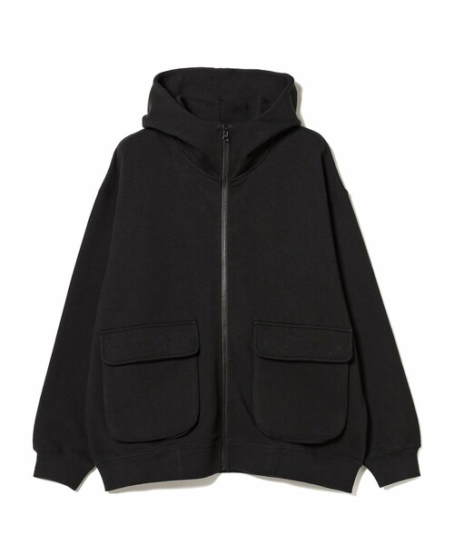 BEAMS T（ビームスティー）の「BEAMS T / Full Zip Hoodie（スウェット・メンズ・グレー/ブラック・XL/L/S/M）」の16枚目の写真