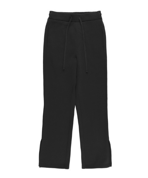 coca(coca)(コカ)の「ふわりースリットパンツ(スウェットパンツ・レディース・ブラック/チャコール・M/L)」の13枚目の写真