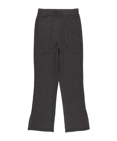coca(coca)(コカ)の「ふわりースリットパンツ(スウェットパンツ・レディース・ブラック/チャコール・M/L)」の14枚目の写真